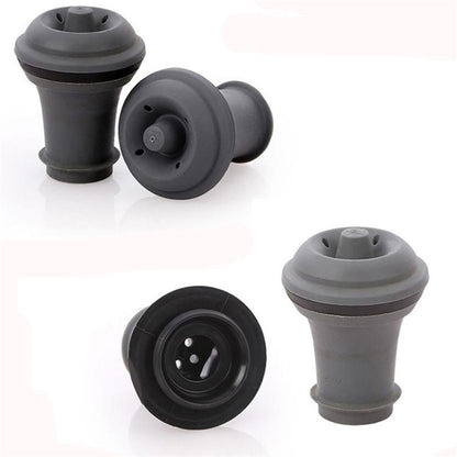 Wine Saver Pump with Reusable Silicone Stoppers by HitMyNeed