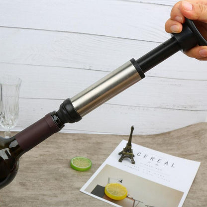Wine Vacuum Pump with Bottle Stoppers by HitMyNeed
