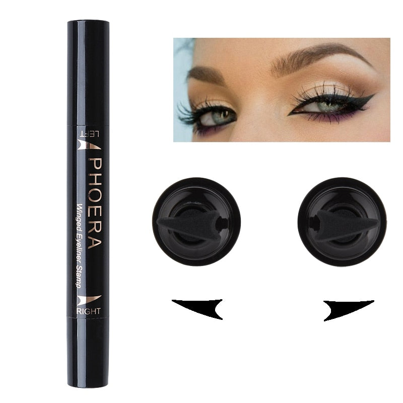Winged Eyeliner Stamp Double-Ended Cat-Eye Pen by HitMyNeed