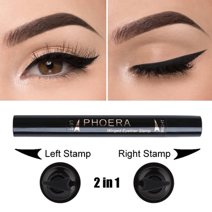 Winged Eyeliner Stamp Double-Ended Cat-Eye Pen by HitMyNeed