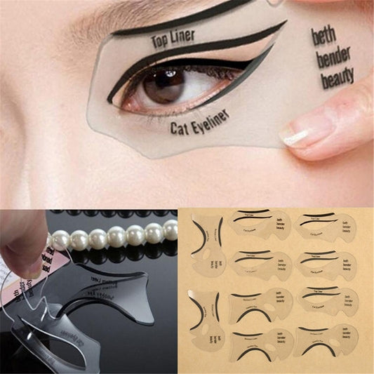 Winged Eyeliner Stencil Set for Precise Eye Makeup by HitMyNeed