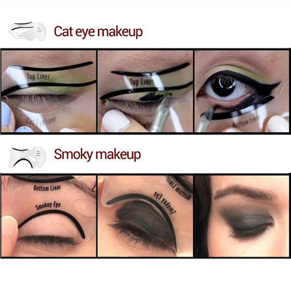 Winged Eyeliner Stencil Set for Precise Eye Makeup by HitMyNeed