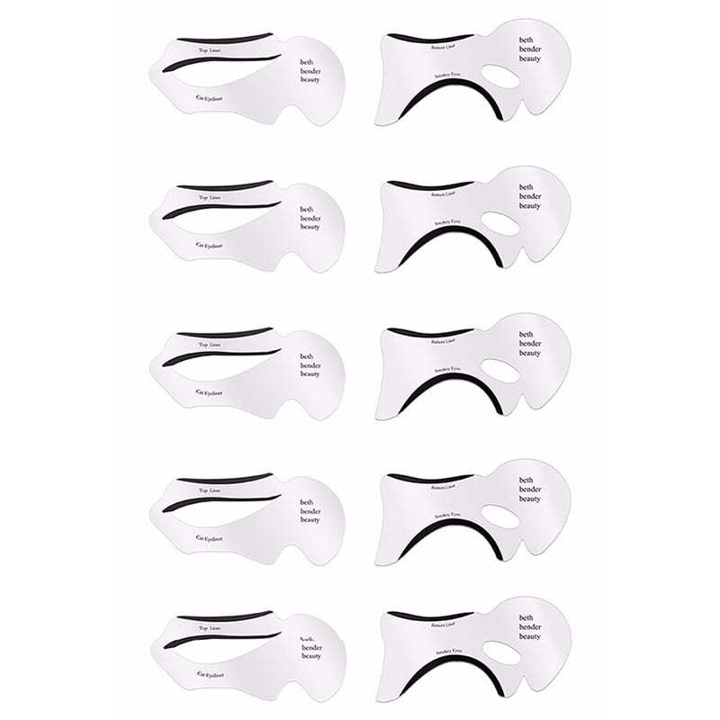 Winged Eyeliner Stencil Set for Precise Eye Makeup by HitMyNeed
