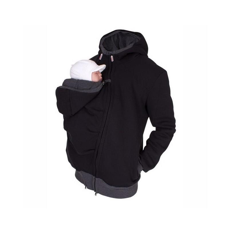 Winter Babywearing Coat with Built‑In Carrier Pouch by HitMyNeed