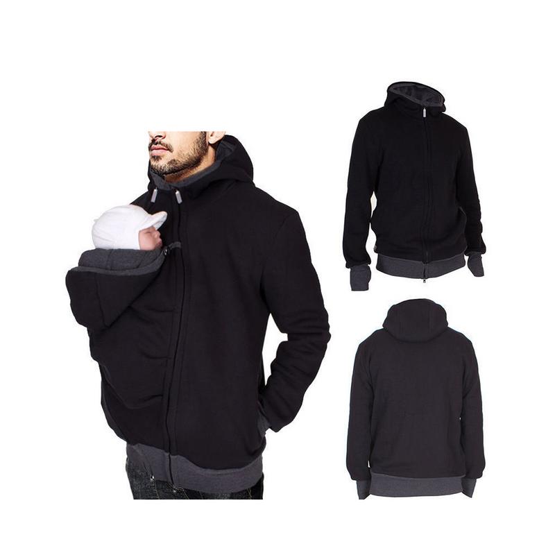 Winter Babywearing Coat with Built‑In Carrier Pouch by HitMyNeed