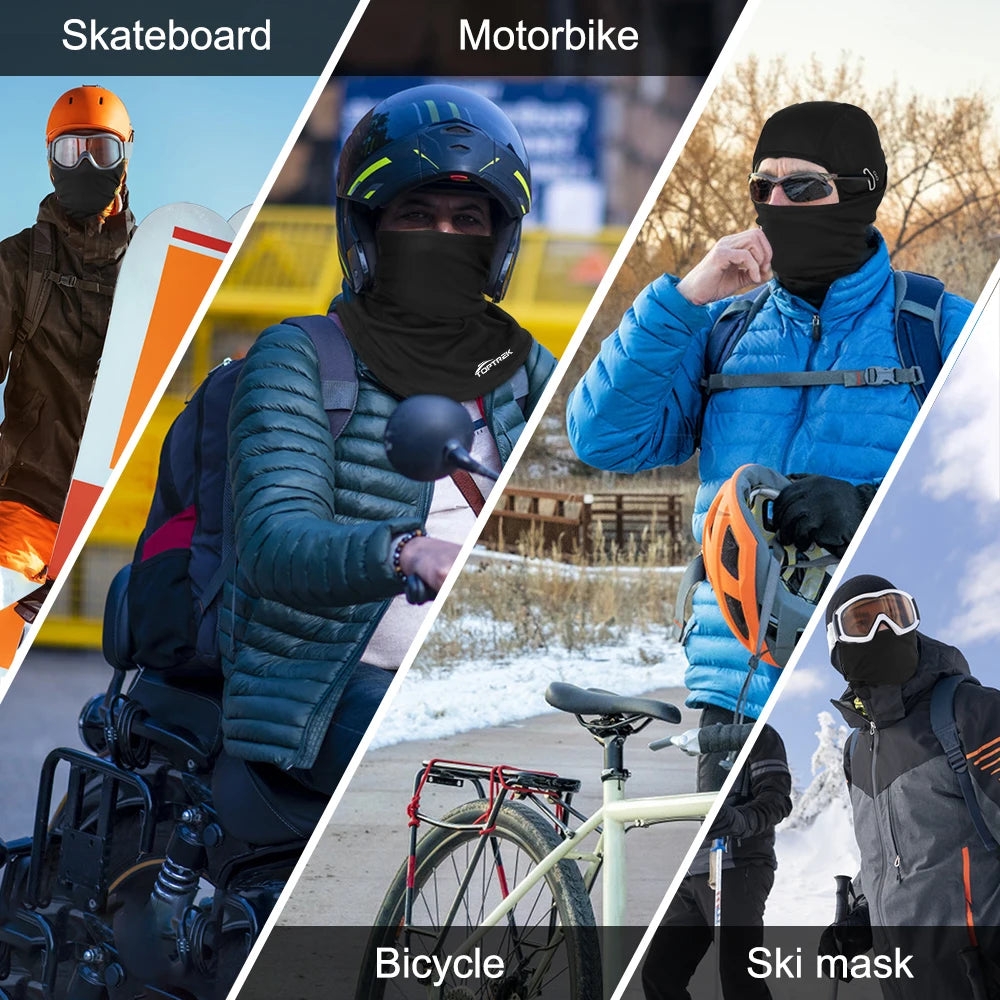 Winter Double-Layer Balaclava Face Mask for Sports by HitMyNeed