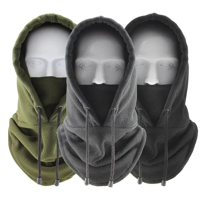 Winter Fleece Cycling Bomber Hat with Full Face Cover by HitMyNeed