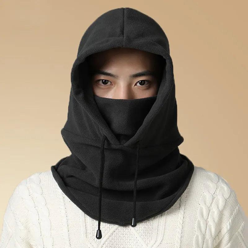 Winter Fleece Cycling Bomber Hat with Full Face Cover by HitMyNeed