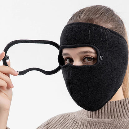 Winter Fleece Face Mask with Anti-Fog Goggles by HitMyNeed