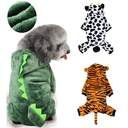 Winter Fleece Hoodie for Small Dogs and Cats by HitMyNeed