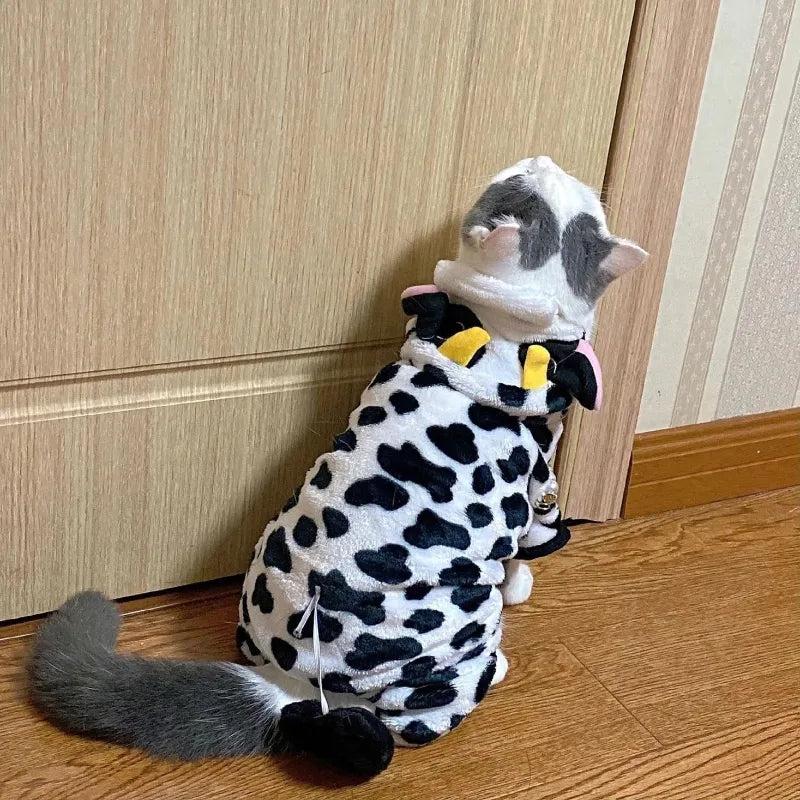Winter Fleece Hoodie for Small Dogs and Cats by HitMyNeed
