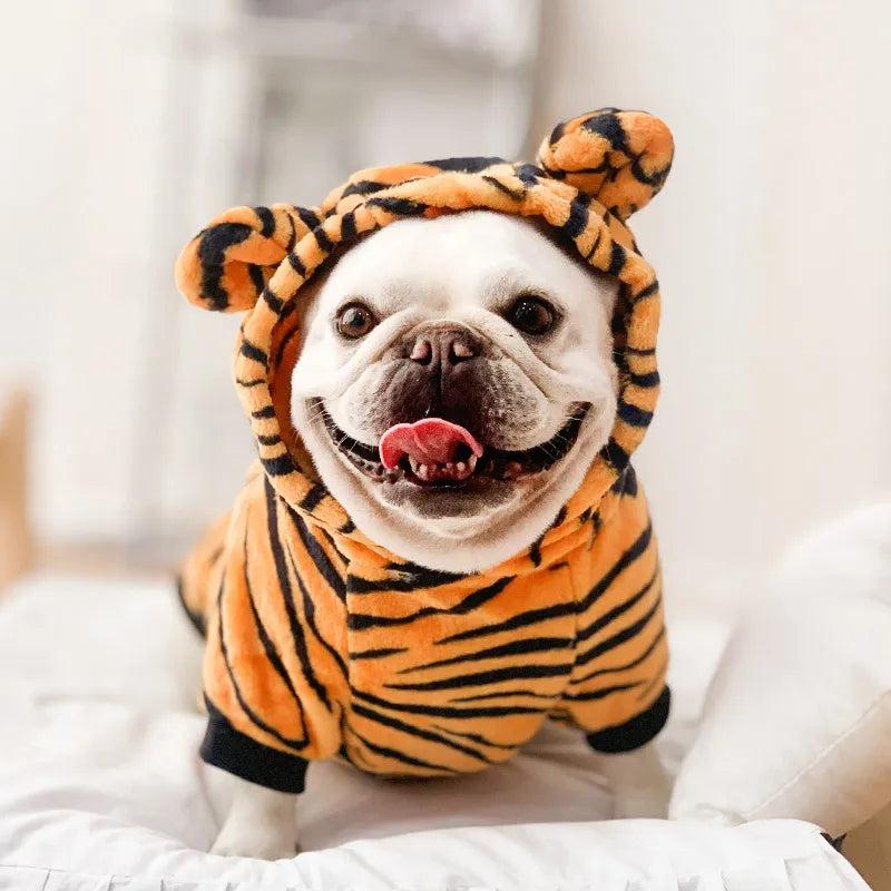 Winter Fleece Hoodie for Small Dogs and Cats by HitMyNeed