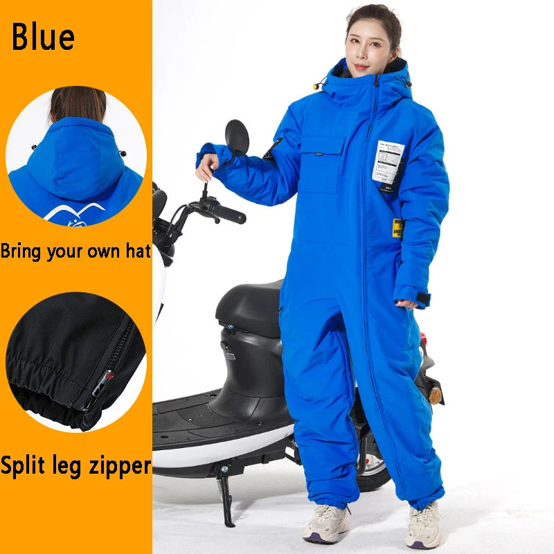 Winter Motorcycle Jacket Suit ColdProof & Windproof blue xxxl by HitMyNeed