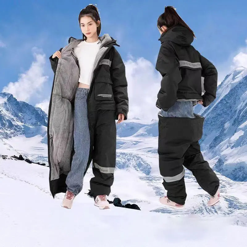 Winter Motorcycle One-Piece Windproof Riding Suit by HitMyNeed