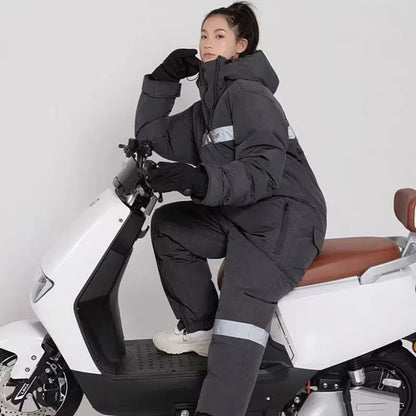 Winter Motorcycle One-Piece Windproof Riding Suit by HitMyNeed