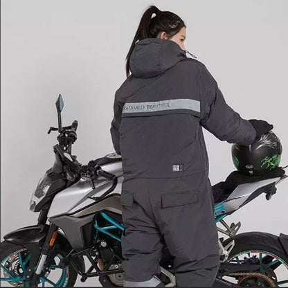 Winter Motorcycle One-Piece Windproof Riding Suit by HitMyNeed
