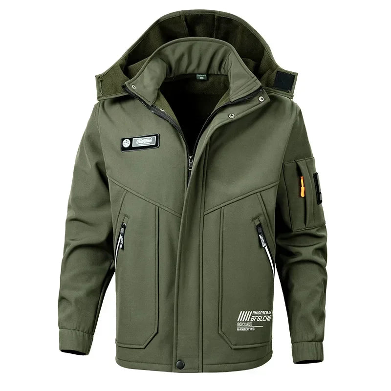 Winter Velvet Thick Work Jacket Suit Unisex by HitMyNeed