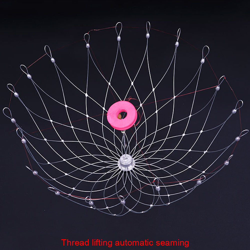 Wire Crab Trap Catching Net, 50cm Stainless Steel by HitMyNeed