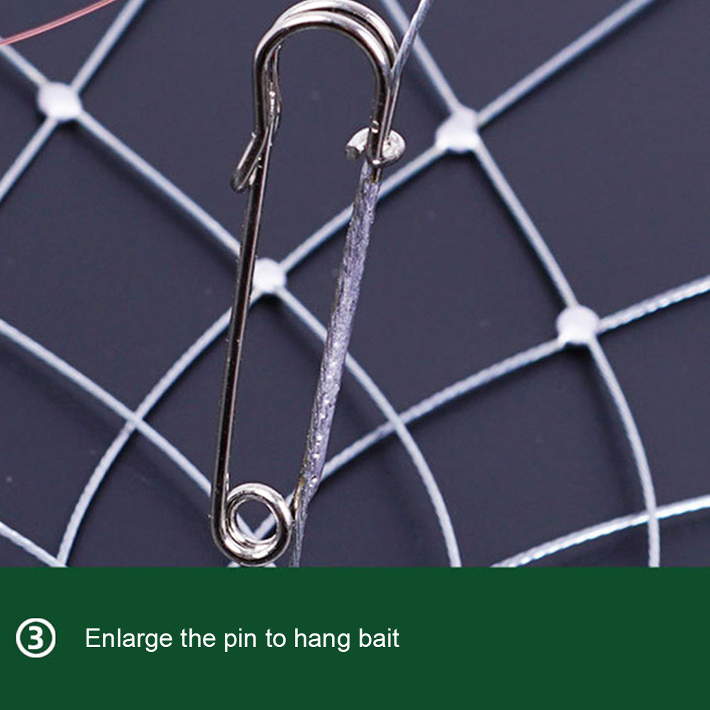 Wire Crab Trap Catching Net, 50cm Stainless Steel by HitMyNeed