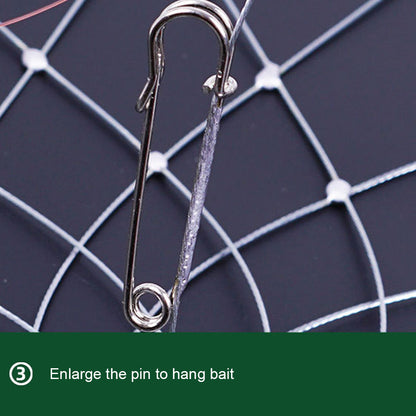 Wire Crab Trap Catching Net, 50cm Stainless Steel by HitMyNeed