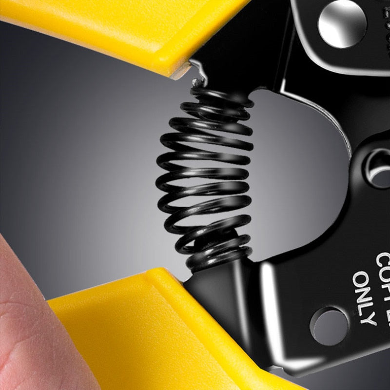 Wire Crimping Tool with Ergonomic Non-Slip Handles by HitMyNeed