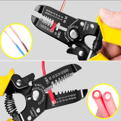 Wire Crimping Tool with Ergonomic Non-Slip Handles by HitMyNeed