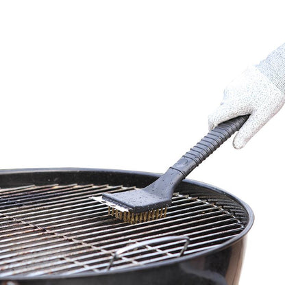 Wire Grill Cleaner Brush with Heat-Resistant Handle by HitMyNeed