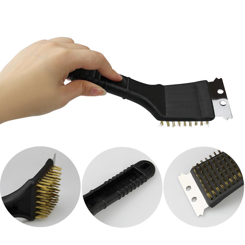 Wire Grill Cleaner Brush with Heat-Resistant Handle by HitMyNeed