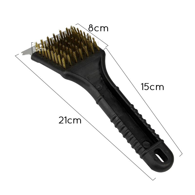 Wire Grill Cleaner Brush with Heat-Resistant Handle by HitMyNeed