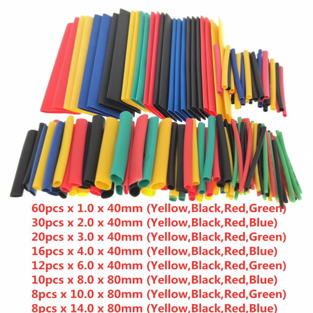 Wire Heat Shrink Tubing Assortment Set 164 Piece by HitMyNeed