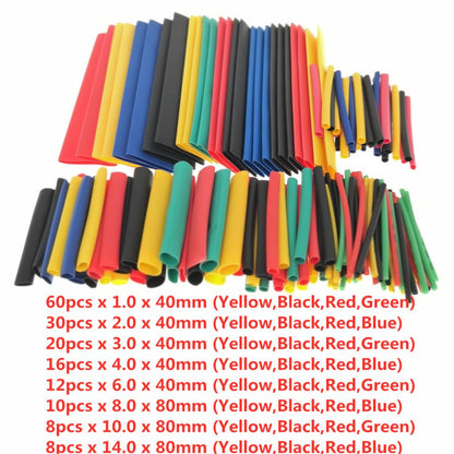 Wire Heat Shrink Tubing Assortment Set 164 Piece by HitMyNeed
