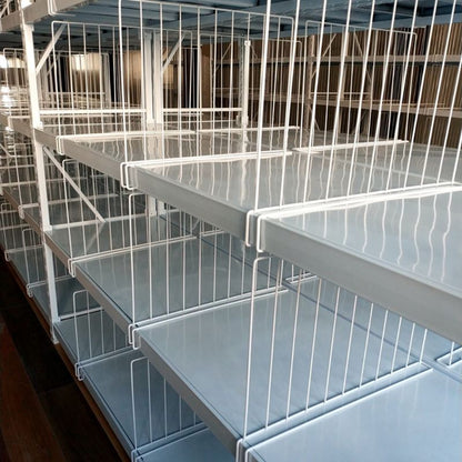 Wire Shelf Divider Clip-On Carbon Steel 40 x 30 cm by HitMyNeed