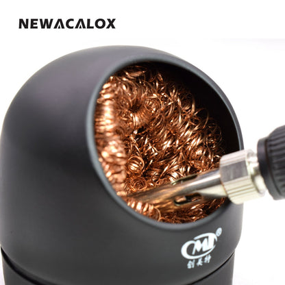 Wire Soldering Iron Tip Cleaner with Stand by HitMyNeed
