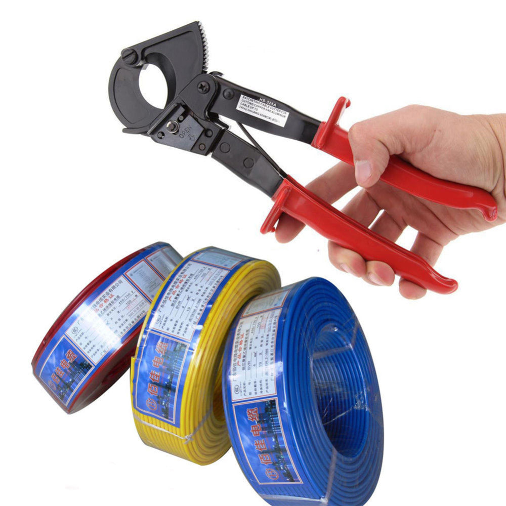 Wire Stripper and Cable Cutter 32 mm Ratchet Tool by HitMyNeed