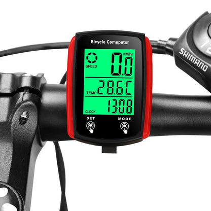 Wired Bike Computer Odometer with LCD Speed Display by HitMyNeed