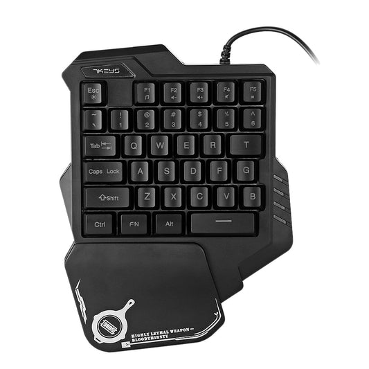 Wired One-Handed Gaming Keypad with 35 Keys by HitMyNeed