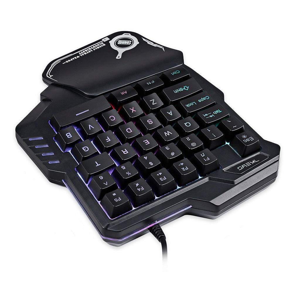 Wired One-Handed Gaming Keypad with 35 Keys by HitMyNeed