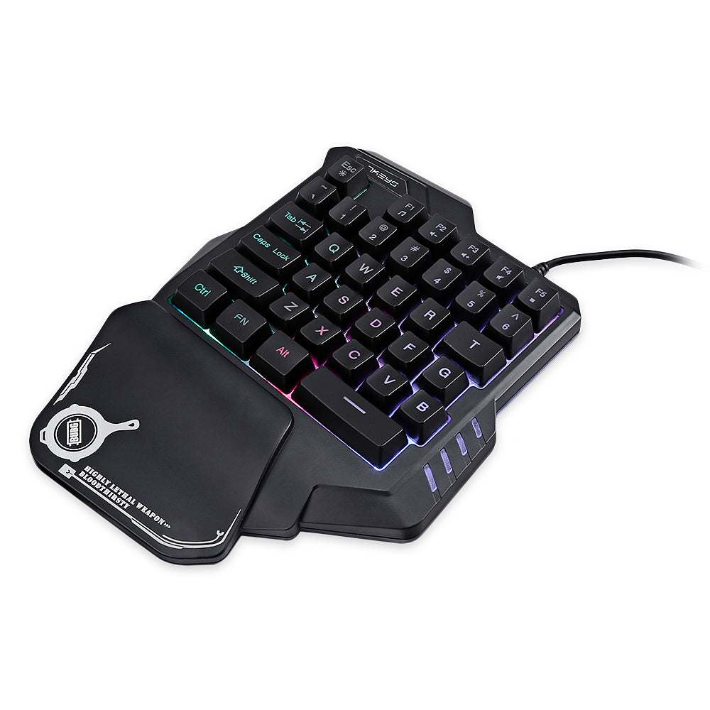 Wired One-Handed Gaming Keypad with 35 Keys by HitMyNeed