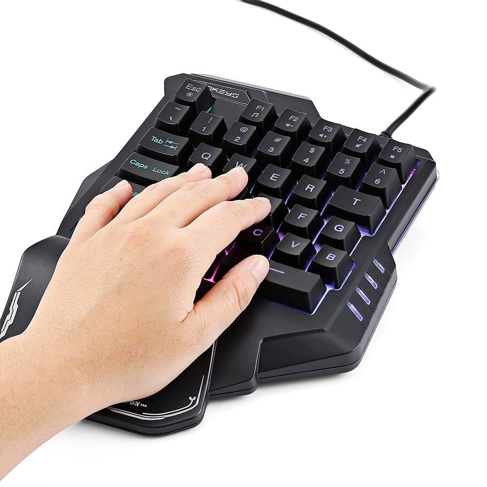 Wired One-Handed Gaming Keypad with 35 Keys by HitMyNeed