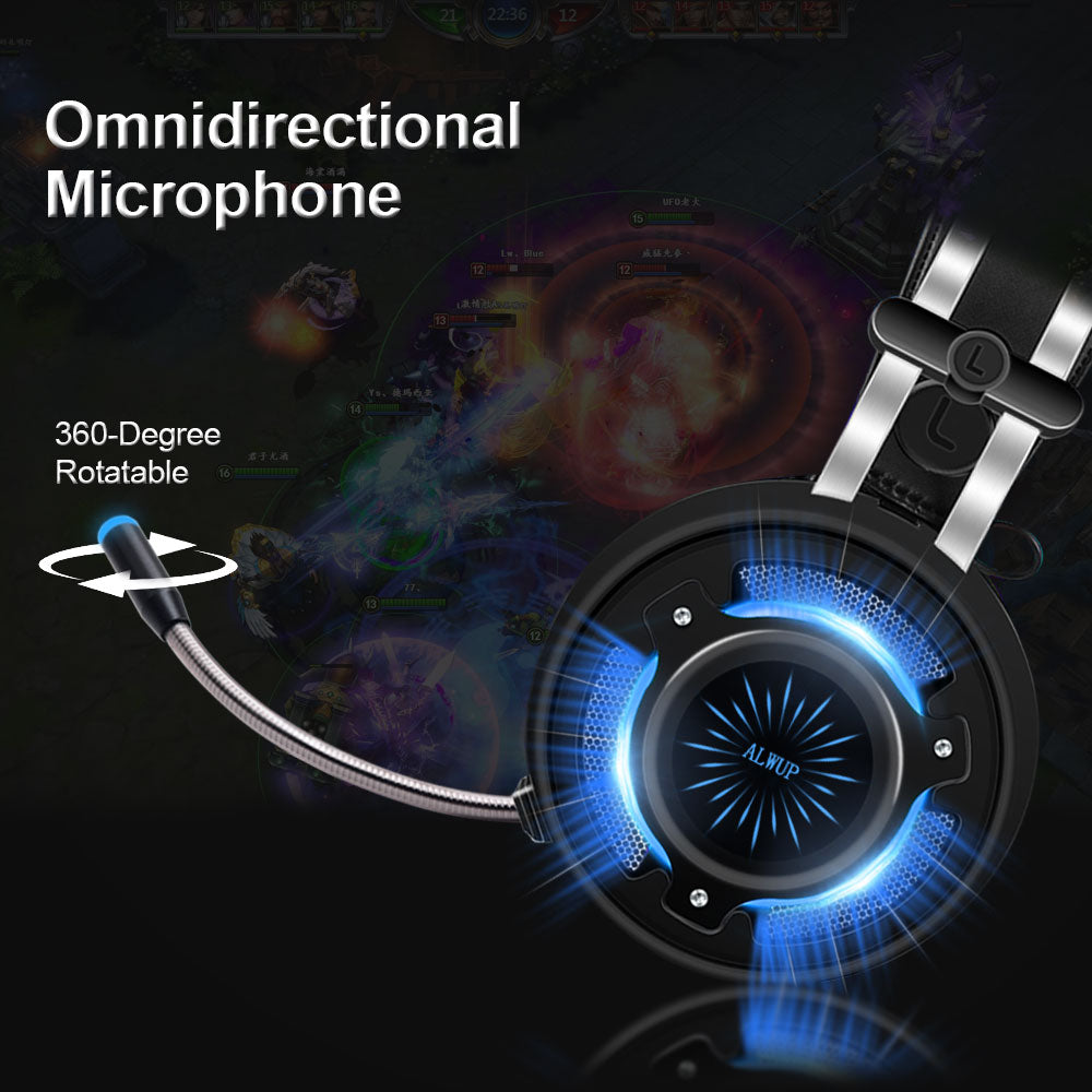 Wired PC Gaming Headset with 3D Surround Sound by HitMyNeed
