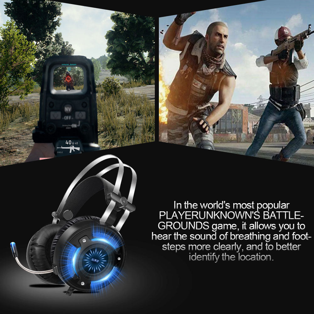 Wired PC Gaming Headset with 3D Surround Sound by HitMyNeed