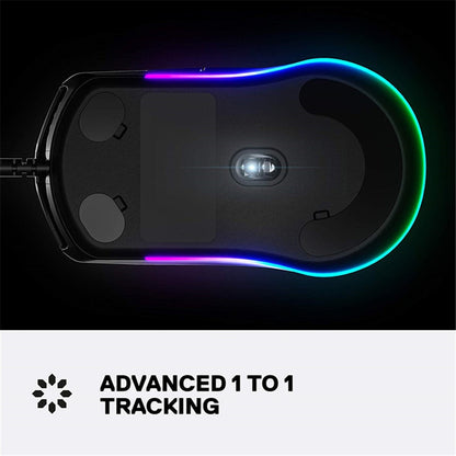 Wired RGB Gaming Mouse with 6 Programmable Buttons by HitMyNeed