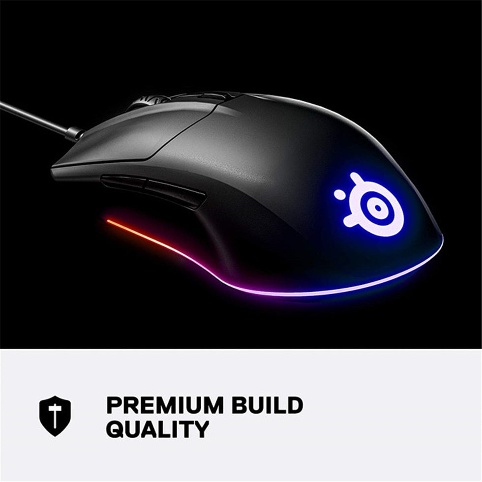 Wired RGB Gaming Mouse with 6 Programmable Buttons by HitMyNeed