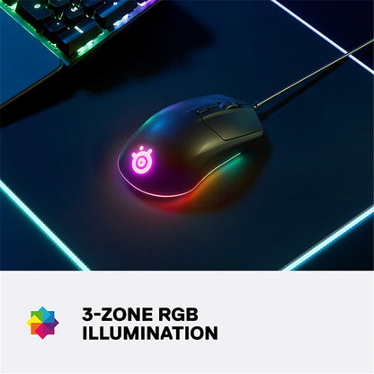 Wired RGB Gaming Mouse with 6 Programmable Buttons by HitMyNeed