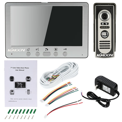 Wired Video Door Phone System with 7" Monitor by HitMyNeed