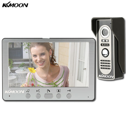 Wired Video Door Phone System with 7" Monitor by HitMyNeed