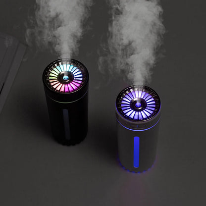 Wireless 300ml Car Air Humidifier with RGB Lights by HitMyNeed