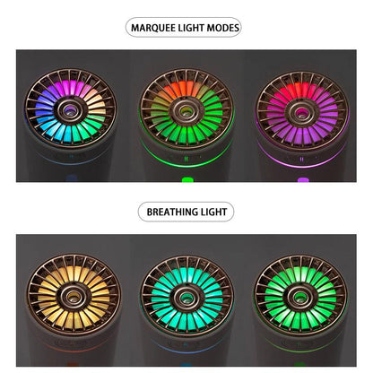 Wireless 300ml Car Air Humidifier with RGB Lights by HitMyNeed