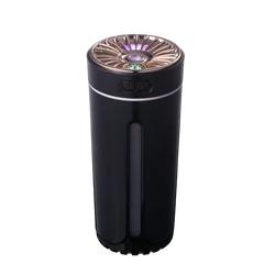 Wireless 300ml Car Air Humidifier with RGB Lights black-rechargeable by HitMyNeed