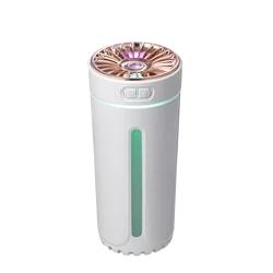 Wireless 300ml Car Air Humidifier with RGB Lights white-rechargeable by HitMyNeed